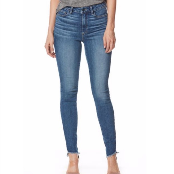 PAIGE Denim - Paige Hoxton Ankle Raw Hem Skinny Jeans Size 29